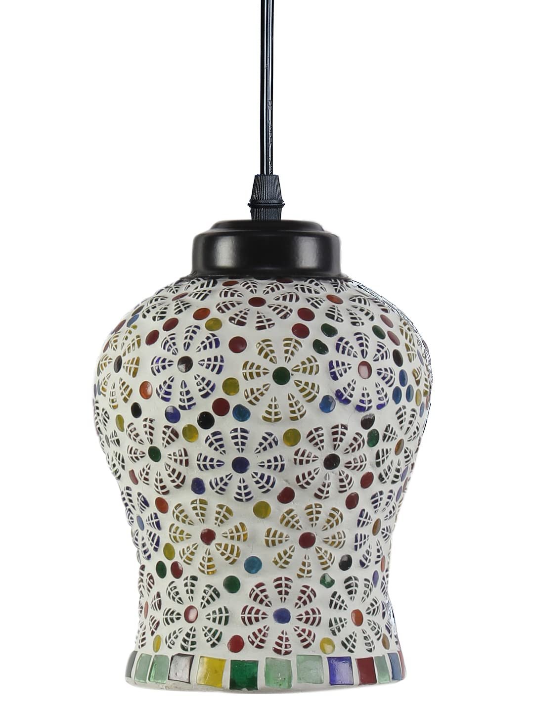 Multicolor Mosaic Cluster Hanging lamp