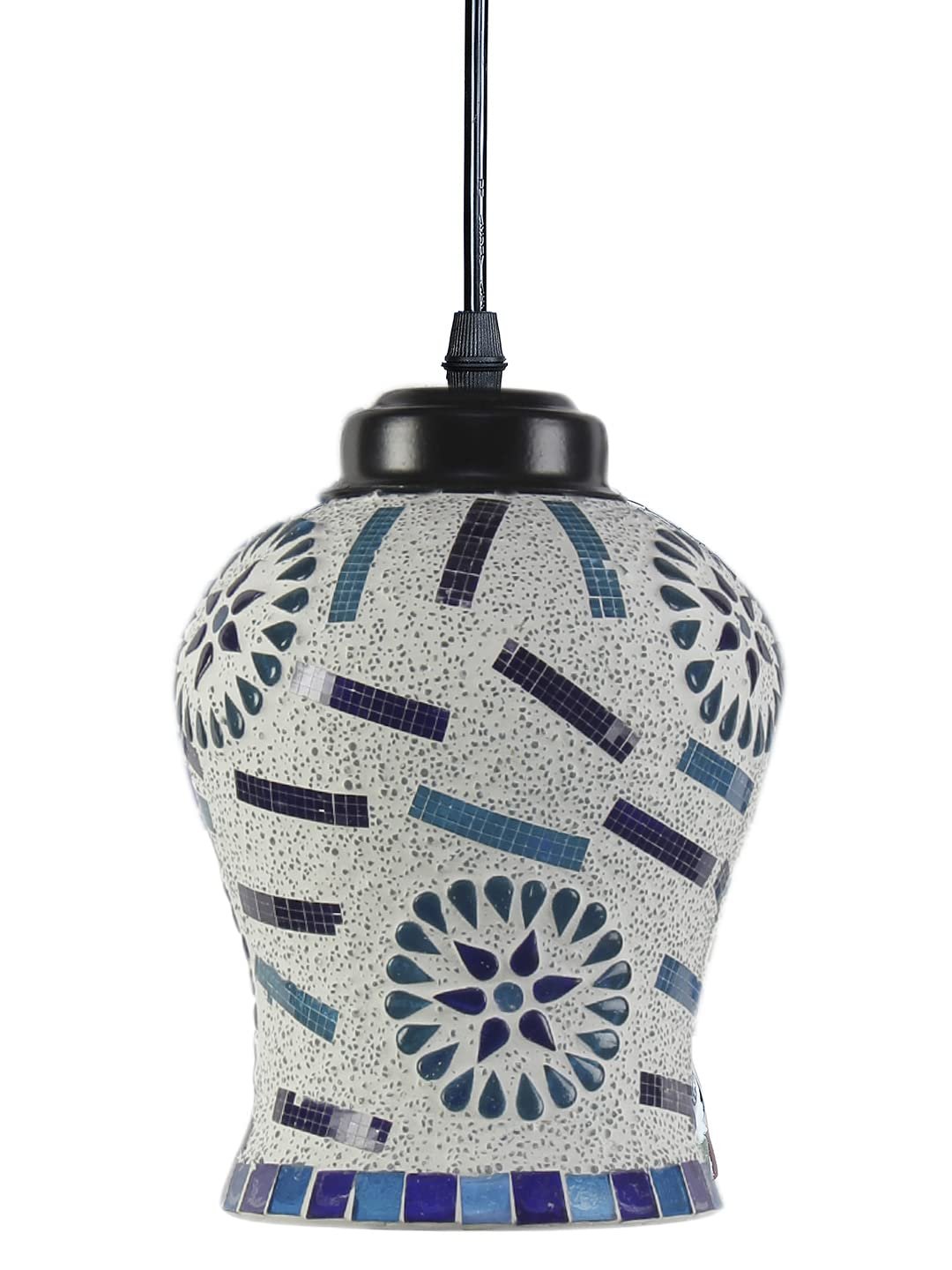 Multicolor Mosaic Cluster Hanging lamp