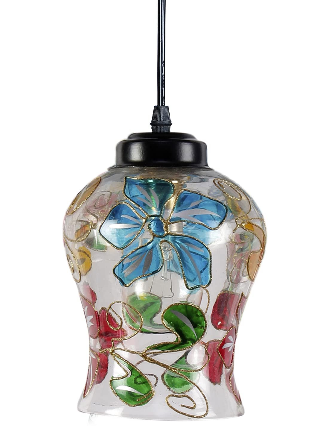 Multicolor Mosaic Cluster Hanging lamp