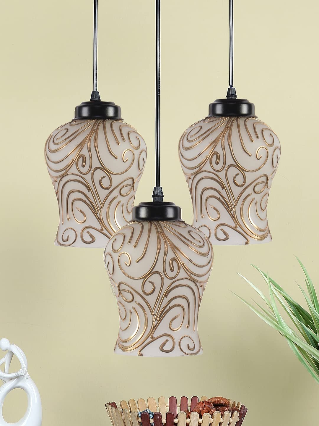 Multicolor Mosaic Cluster Hanging lamp