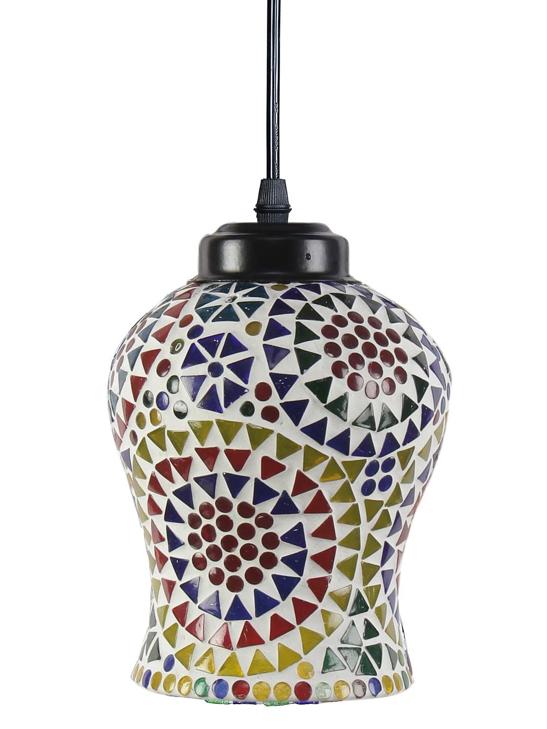 Multicolor Mosaic Cluster Hanging lamp