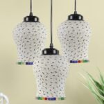 Multicolor Mosaic Cluster Hanging lamp
