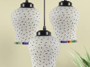 Multicolor Mosaic Cluster Hanging lamp
