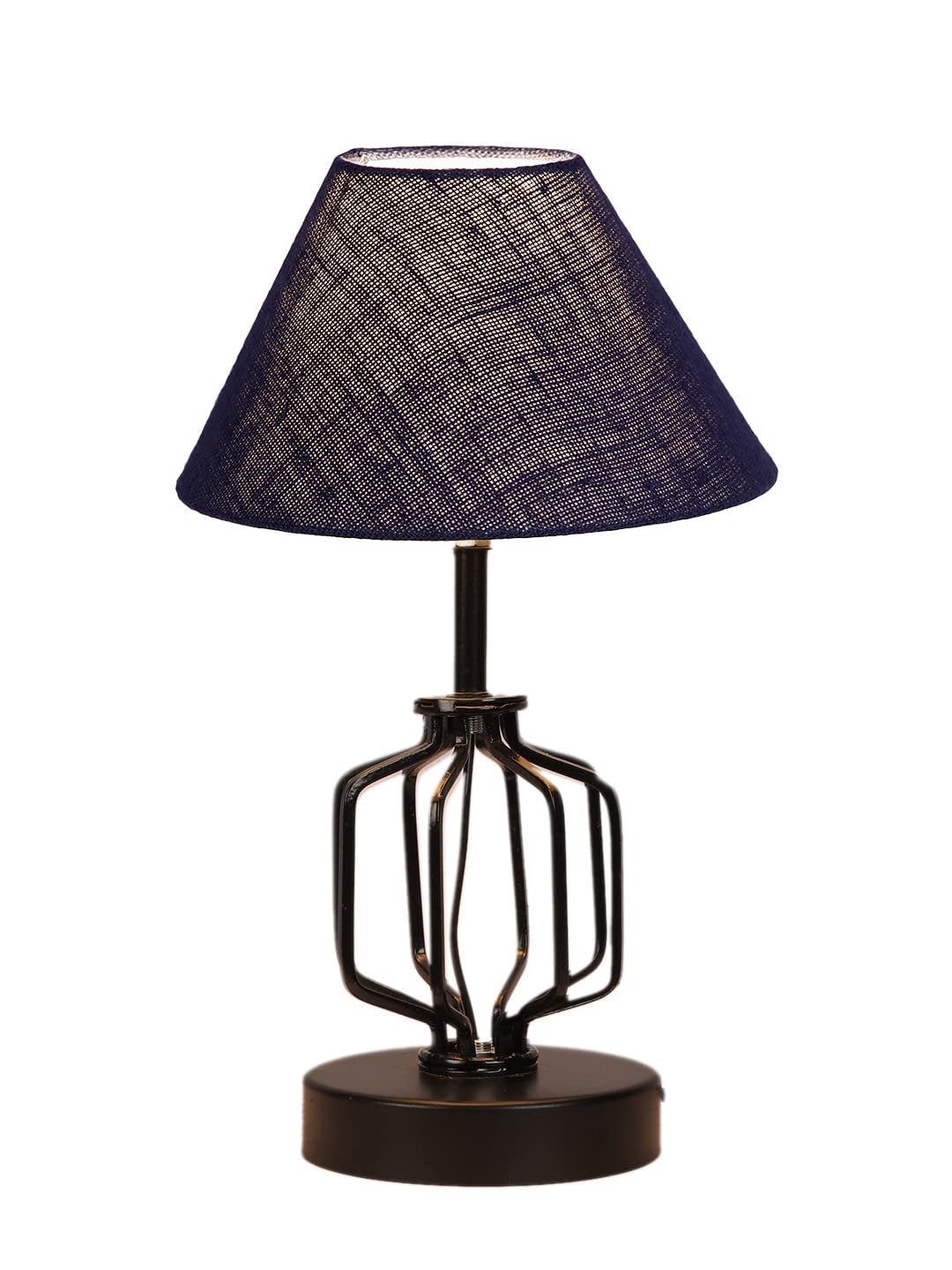 Blue Jute Table lamp with Iron Base(130)