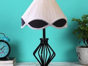 Vintage Multicolor Shade Table lamp with Iron Base (170)