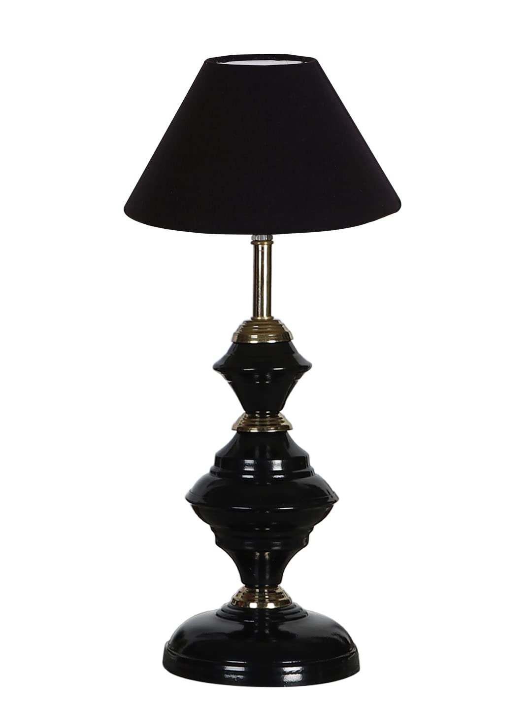 Black Cotton Table lamp with Iron Base(206)