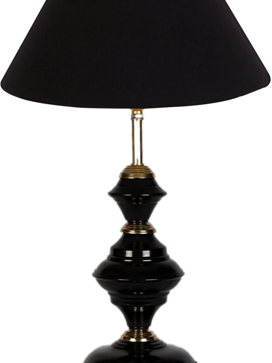 Black Cotton Table lamp with Iron Base(206)