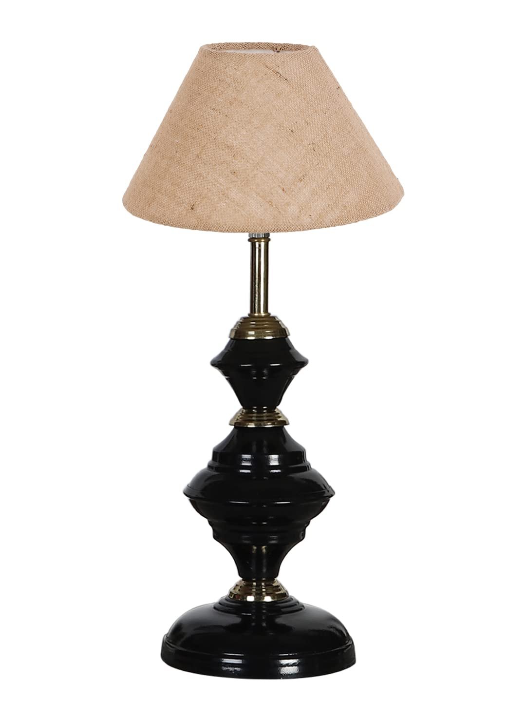 Beige Jute Table lamp with Iron Base(212)
