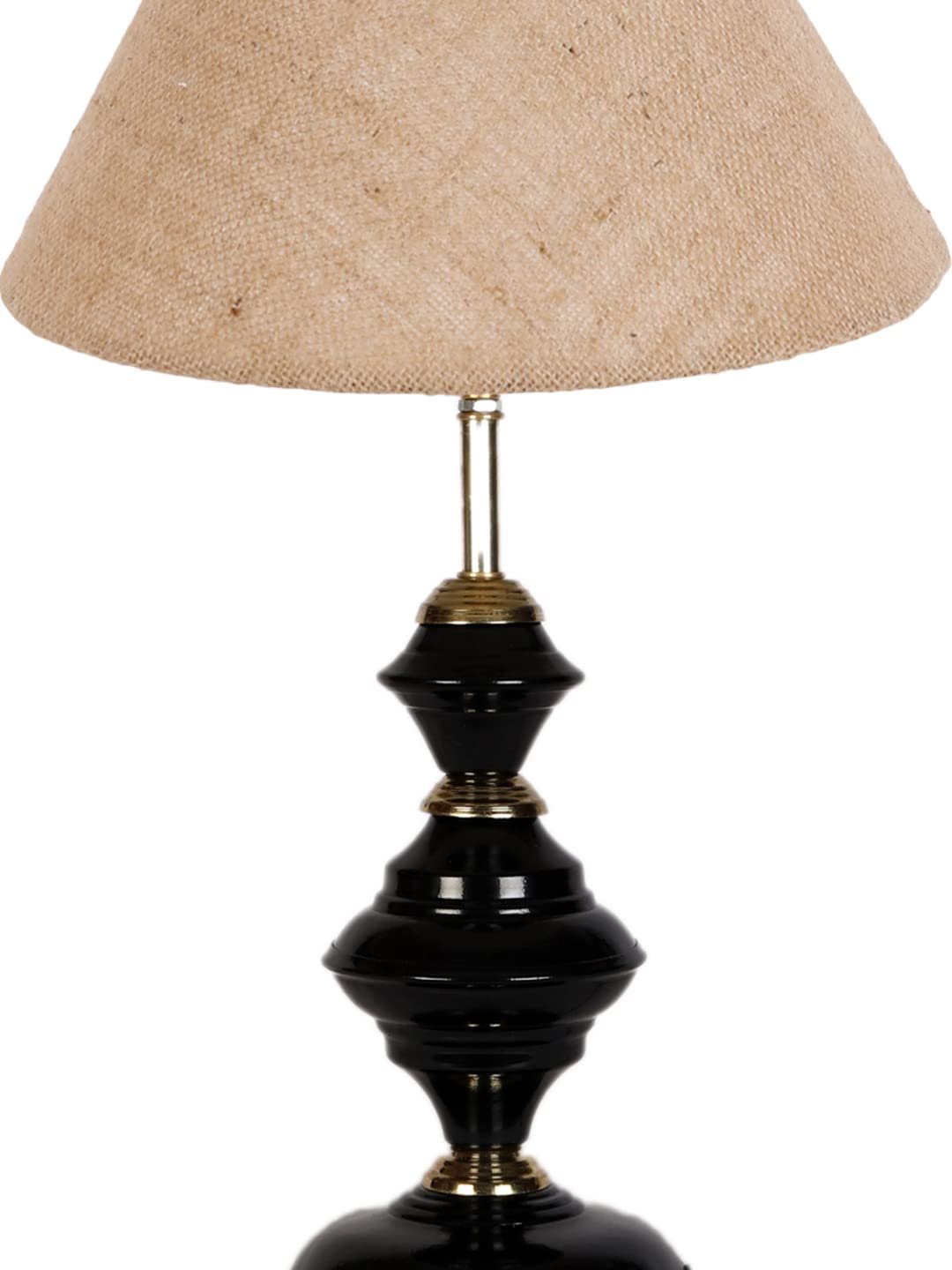 Beige Jute Table lamp with Iron Base(212)