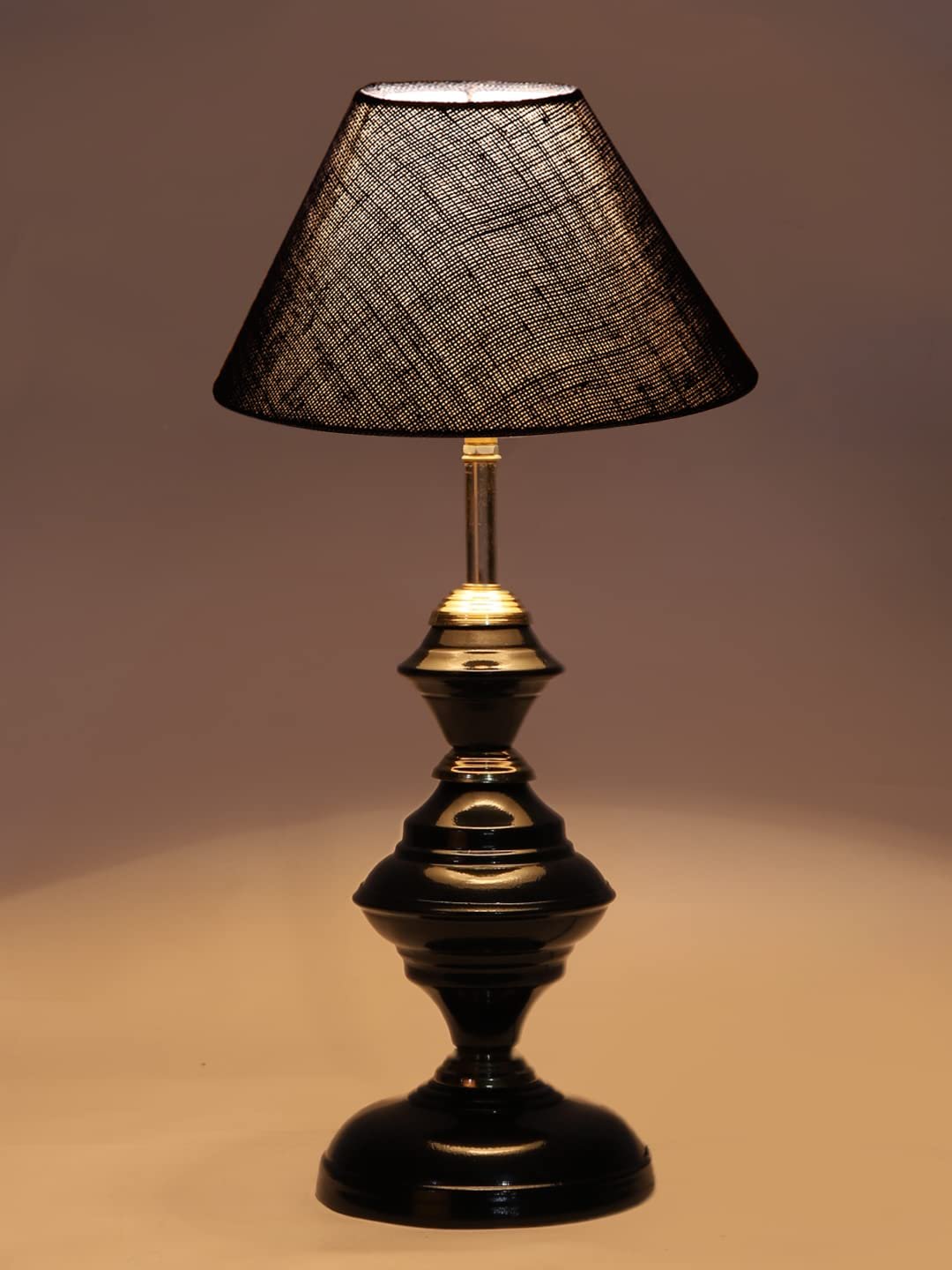 Blue Jute Table lamp with Iron Base(215)