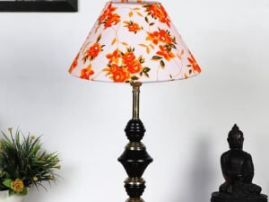 Multicolor Cotton Table lamp with Iron Base(235)