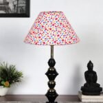 Multicolor Cotton Table lamp with Iron Base(236)