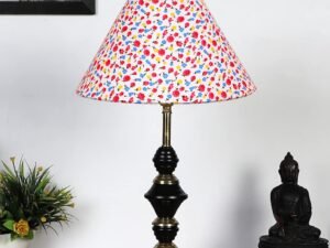Multicolor Cotton Table lamp with Iron Base(236)