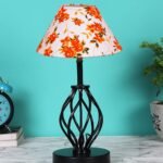 Multicolor Cotton Table lamp with Iron Base(31)