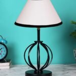 Multicolor Cotton Table lamp with Iron Base(41)