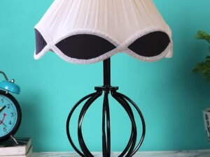 Vintage Multicolor Shade Table lamp with Iron Base (51)