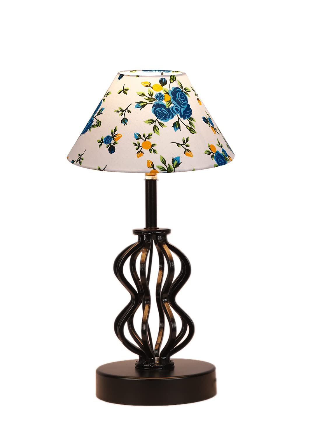 Multicolor Cotton Table lamp with Iron Base(98)