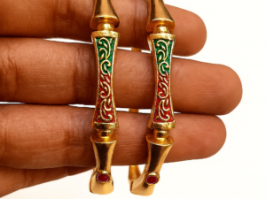MUGHAL MEENAKARI BANGLES(SET OF 2 BANGLES)