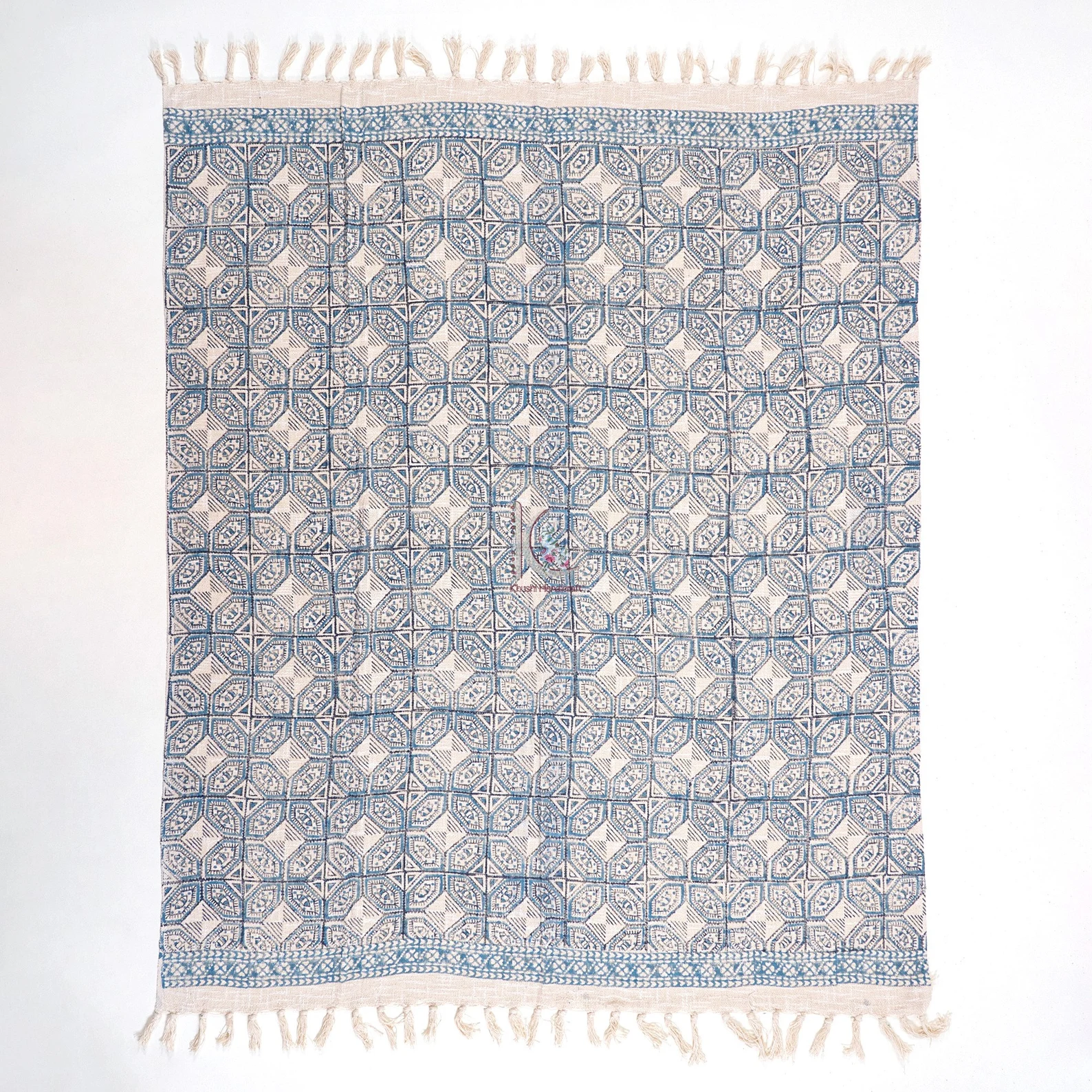 Hand Printed Throw
