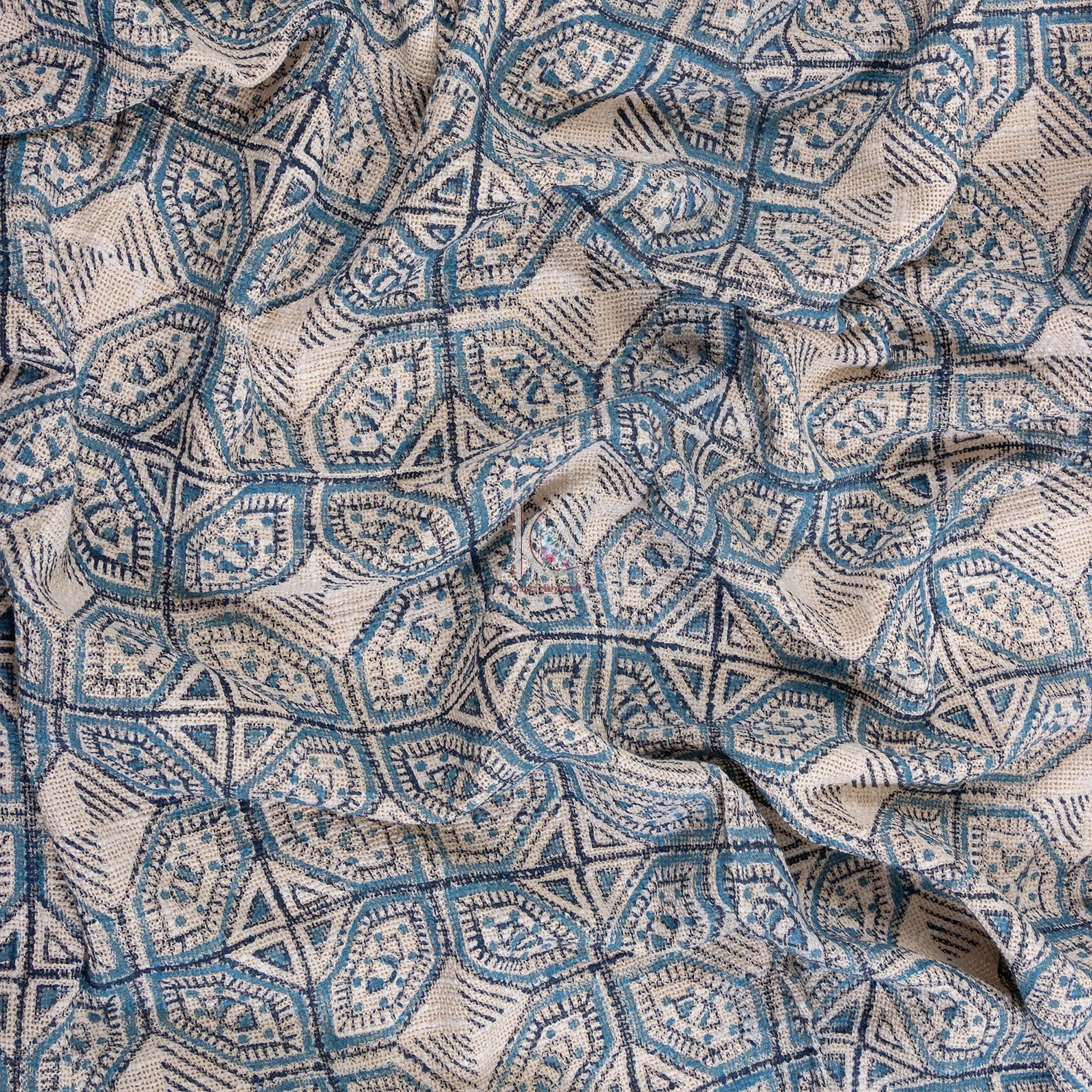 Hand Printed Throw