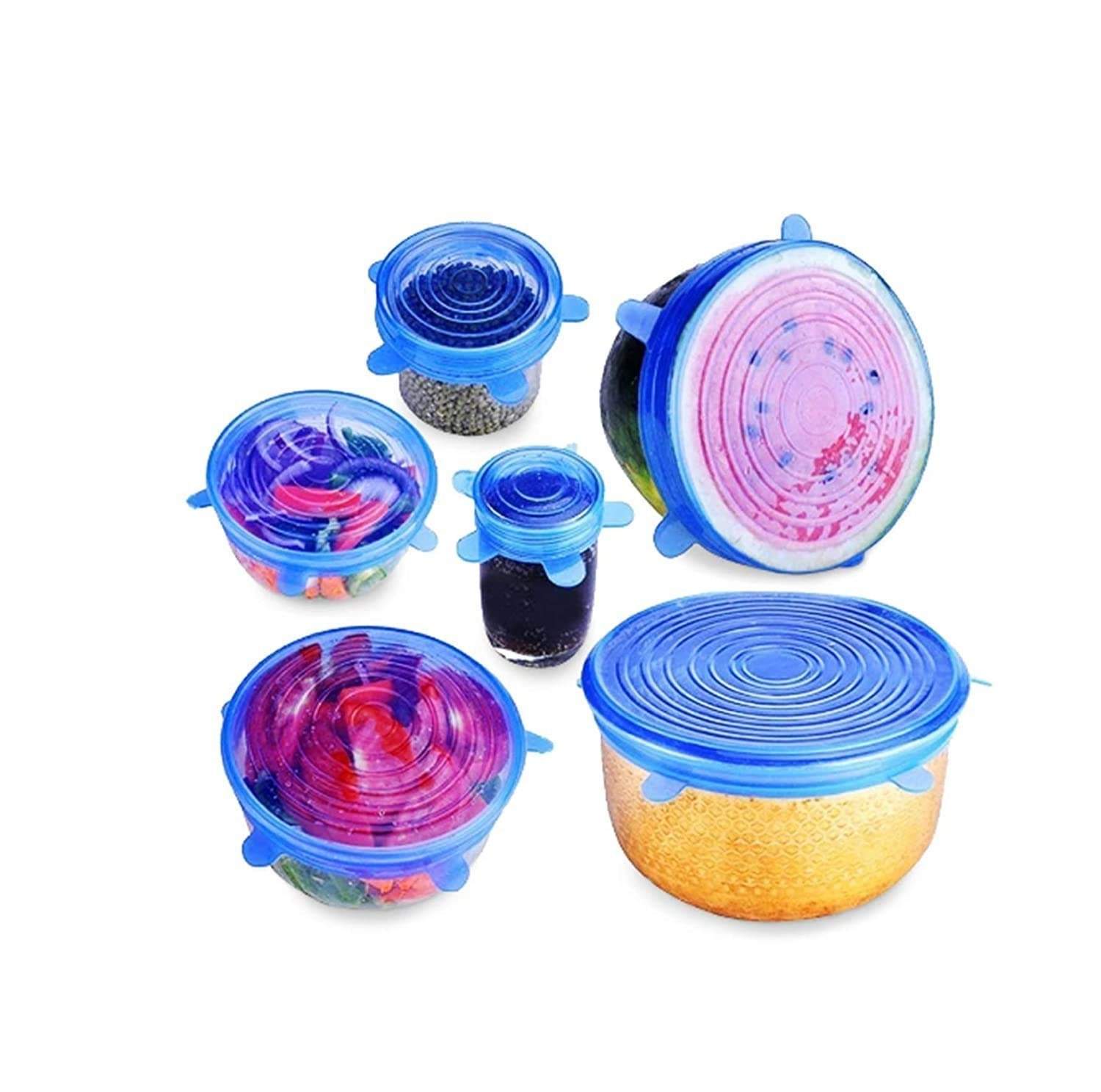 Silicon Lids(SET OF 6 Pcs)