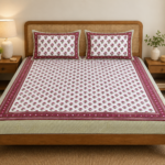 Phulwari Bedsheet with 2 pillow covers set