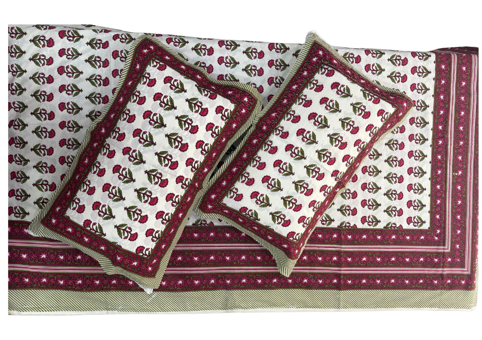 Phulwari Bedsheet with 2 pillow covers set