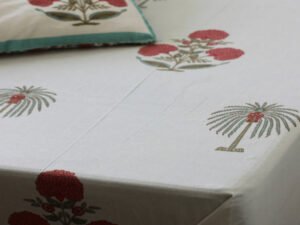 Maharaja Flower Bedsheet with 2 pillow covers set