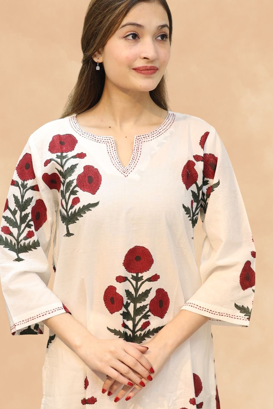 MASAKKALI COTTON PRINTED CO ORD SET
