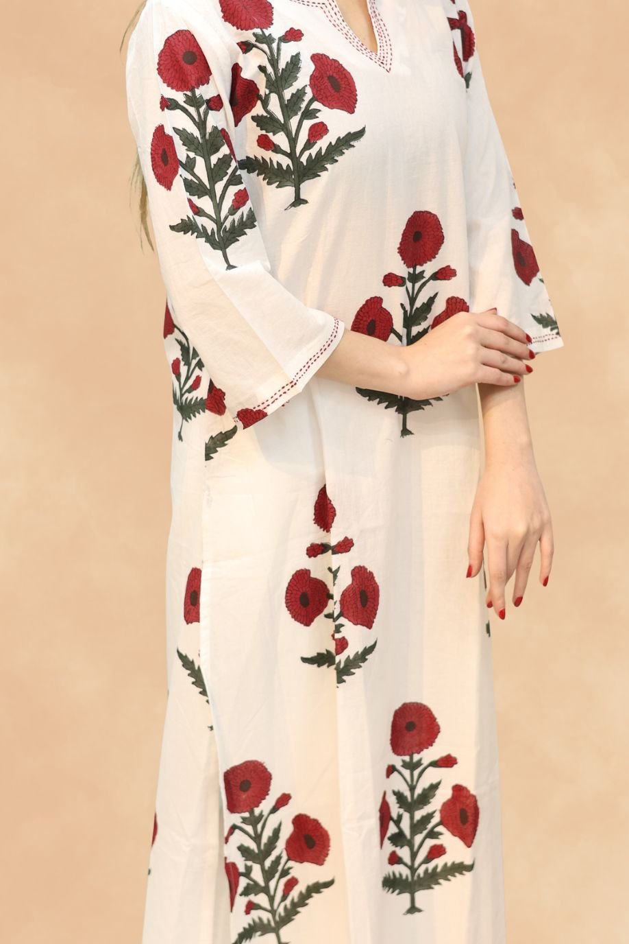 MASAKKALI COTTON PRINTED CO ORD SET