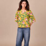 KALAMKARI PRINTED VARNIKA TOP