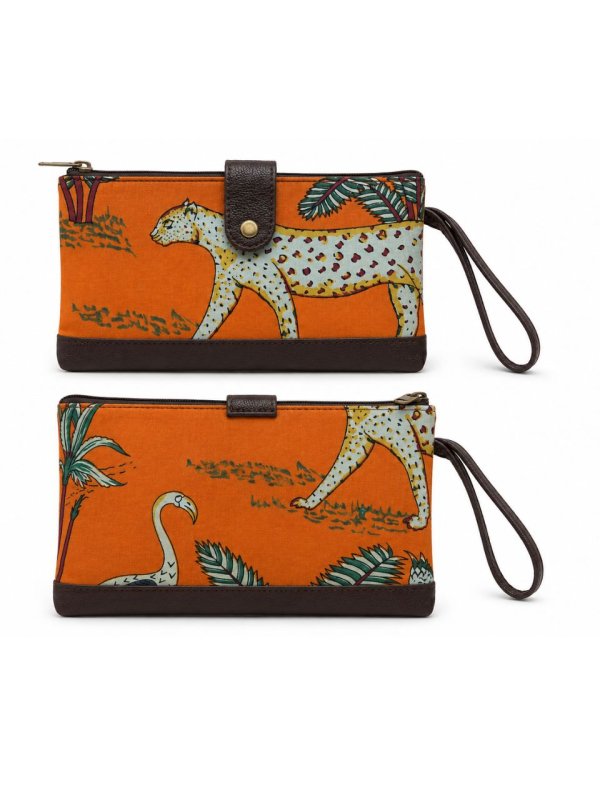 Hand Printed Utility Pouch