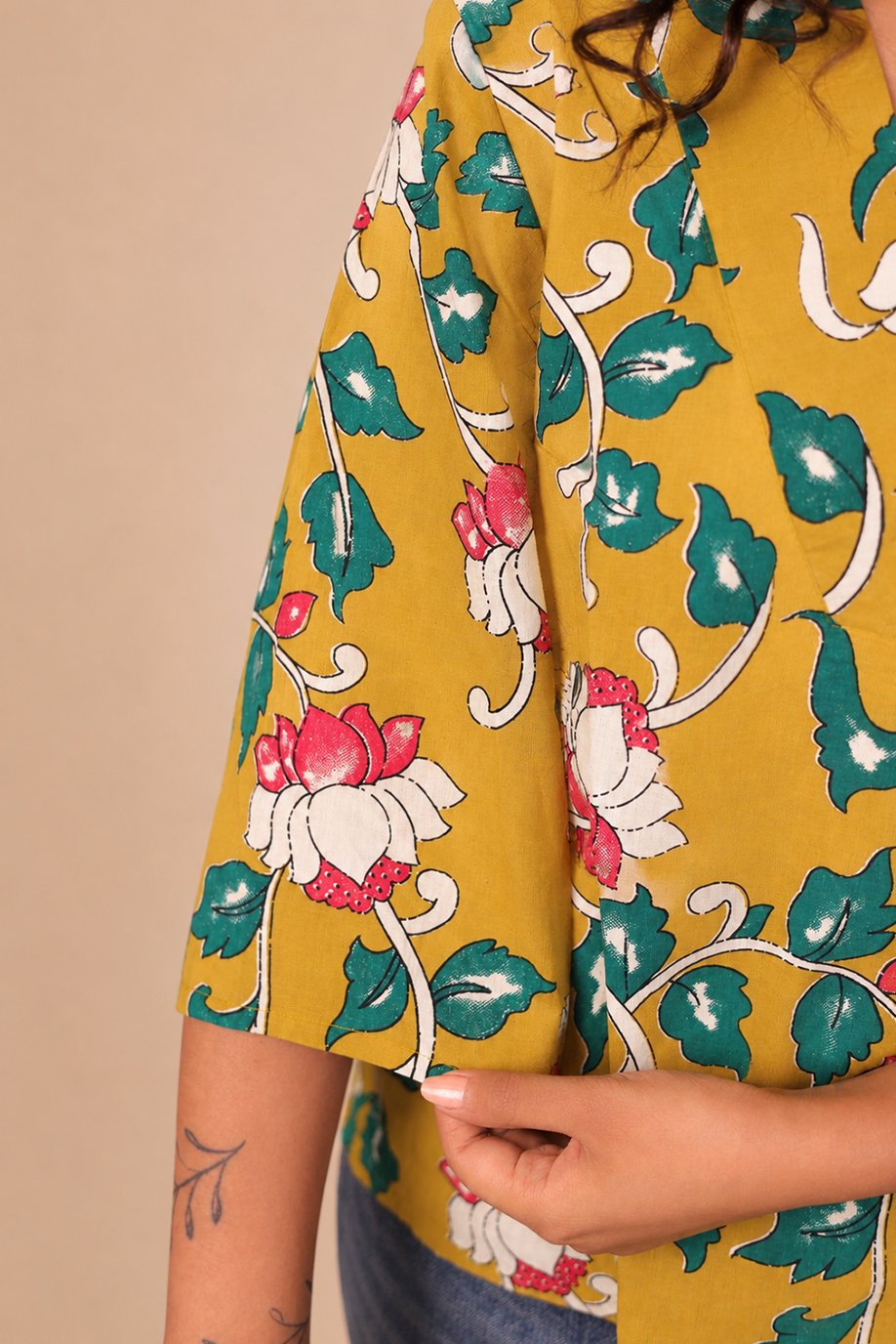 KALAMKARI PRINTED VARNIKA TOP