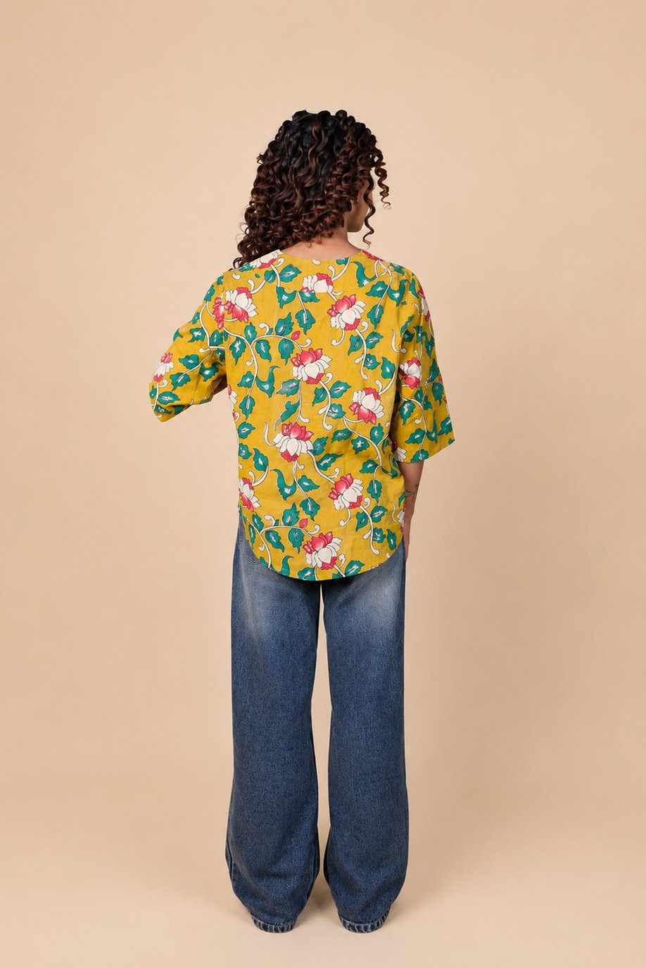 KALAMKARI PRINTED VARNIKA TOP