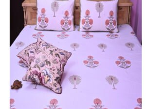 Maharaja Flower Bedsheet with 2 pillow covers set