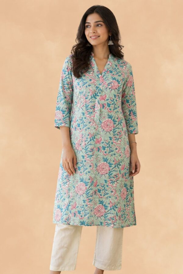 MEERA PRINTED SHORT KURTA