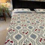 Lata Bedsheet with 2 pillow covers set