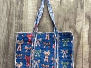 Hand Printed Quilted TOTE BAG