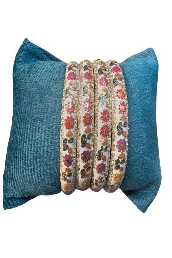 FULWARI LAC BANGLES(SET OF 4 BANGLES)